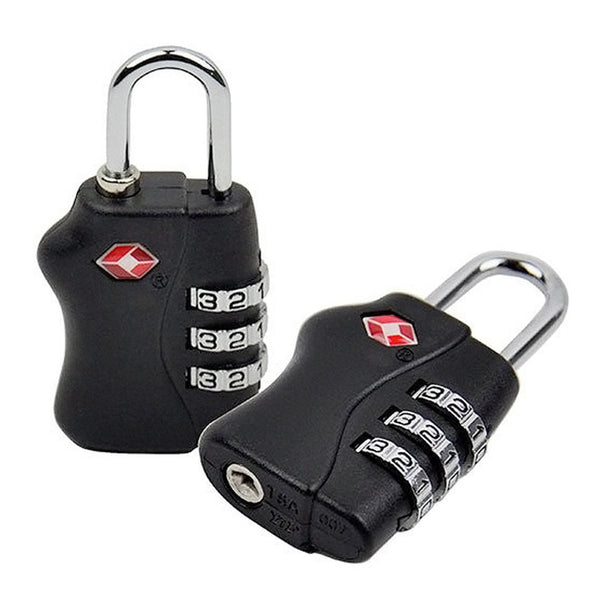 Lucchetto Combinazione TSA Per Bagagli - Codice Di Sicurezza 3 Cifre Con Viti E Manuale, 84x31x14 Mm - 2